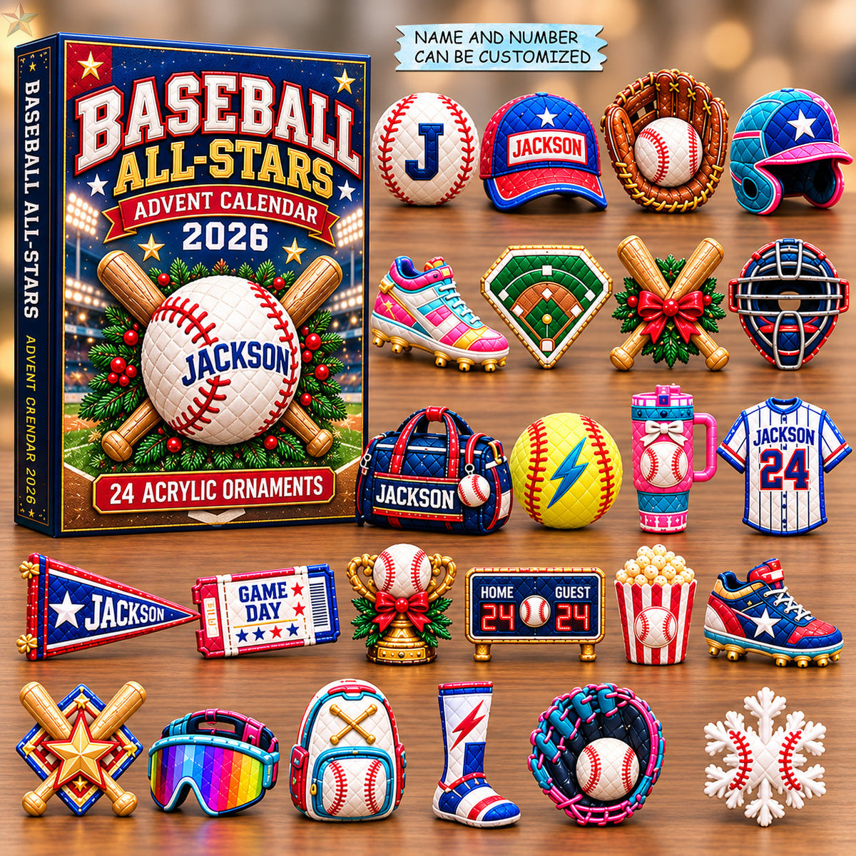 Baseball All Stars Advent Calendar 2026 QTCUZ GFTOHNL4416