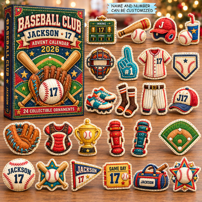 Baseball Club Advent Calendar 2026 QTCUZ GFTOHNL4421