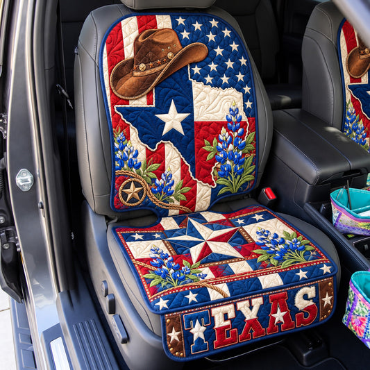 Texas Lone Star Spirit Quilted Car Seat Protector GFTOHNL4423
