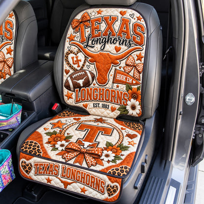 Texas Longhorn Pride Quilted Car Seat Protector GFTOHNL4427