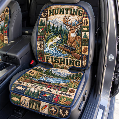 Hunt Fish Outdoors Quilted Car Seat Protector GFTOHNL4430