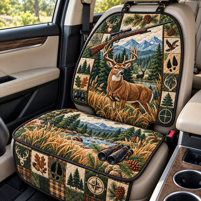 Whitetail Mountain Hunt Quilted Car Seat Protector GFTOHNL4435