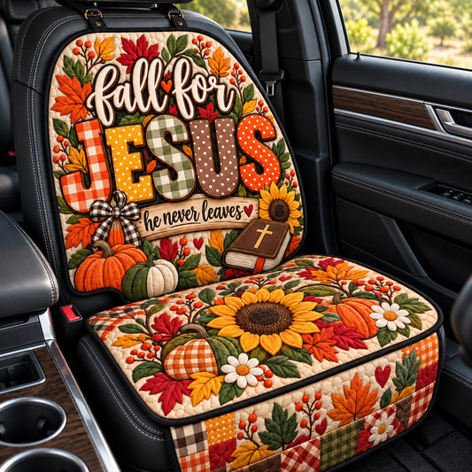 Fall For Jesus Quilted Car Seat Protector GFTOHNL4473
