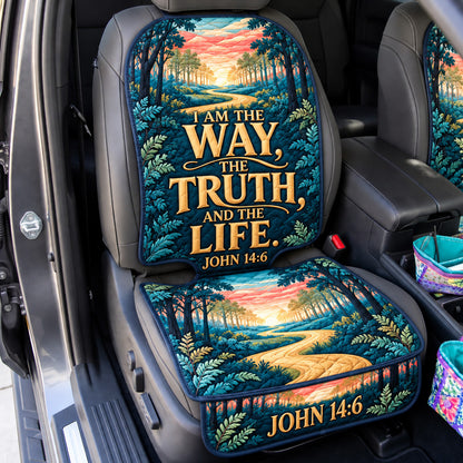 The Way The Truth And The Life Quilted Car Seat Protector GFTOHNL4474