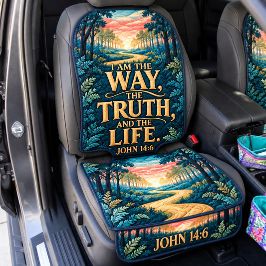 The Way The Truth And The Life Quilted Car Seat Protector GFTOHNL4474