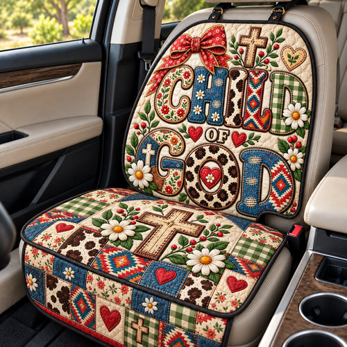 Child Of God Quilted Car Seat Protector GFTOHNL4476
