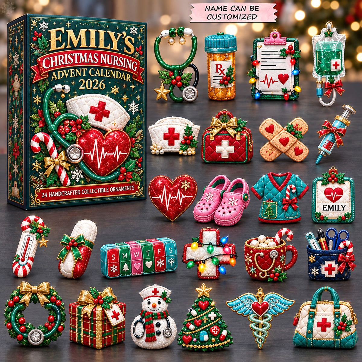 Christmas Nurse Essentials Advent Calendar 2026 QTCUZ GFTOHNL4520
