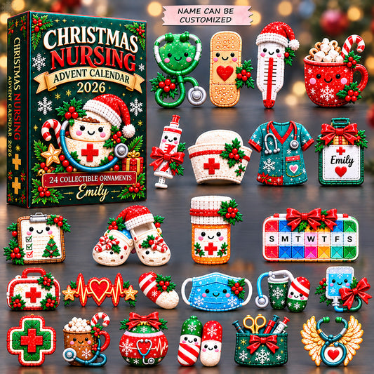 Merry Nursing Friends Advent Calendar 2026 QTCUZ GFTOHNL4525