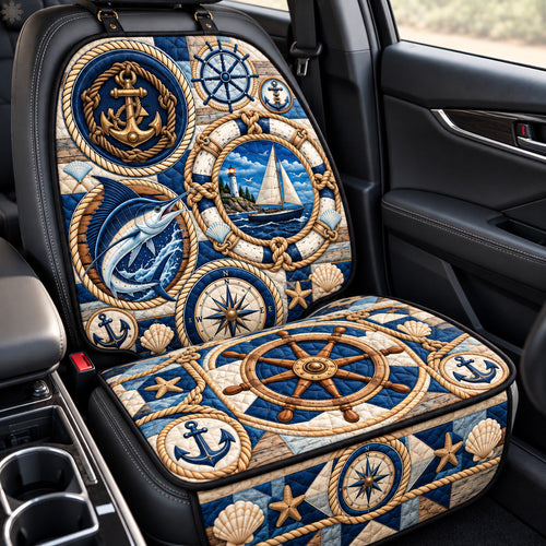 Nautical Ocean Adventure Quilted Car Seat Protector GFTOHNL4526