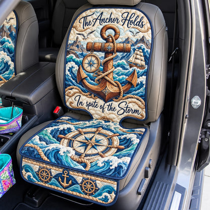 Anchor Through The Storm Quilted Car Seat Protector GFTOHNL4527