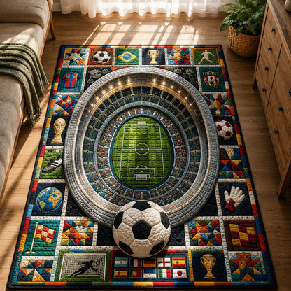 Field Split Stadium Portal Area Rug GFTOHNL464