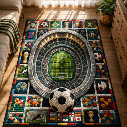 Field Split Stadium Portal Area Rug GFTOHNL464