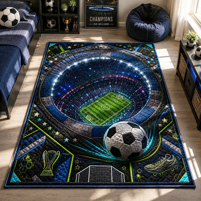 Neon Night Match Arena Area Rug GFTOHNL469