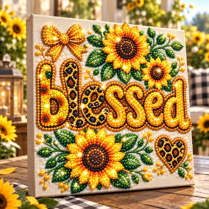 Blessed Sunflower Love DIY Diamond Pearl Art Kit GFTOHNL5041