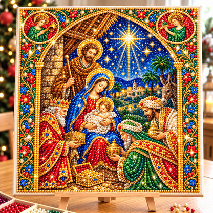 Three Wise Men Nativity DIY Diamond Pearl Art Kit GFTOHNL5045