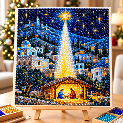 Star Of Bethlehem Nativity DIY Diamond Pearl Art Kit GFTOHNL5047