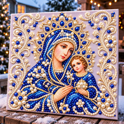 Blessed Mother And Child DIY Diamond Pearl Art Kit GFTOHNL5123
