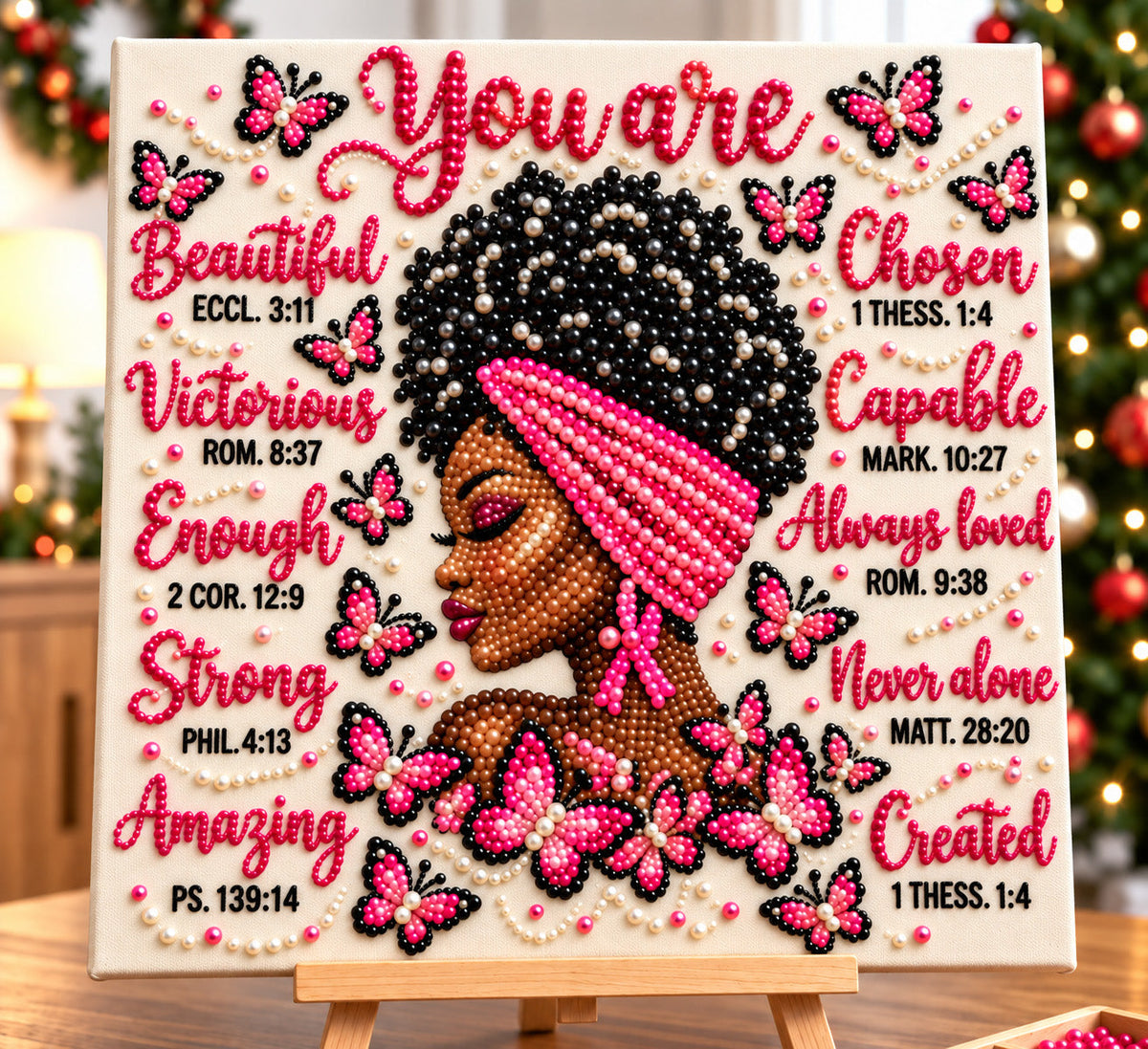 You Are Beautiful And Chosen DIY Diamond Pearl Art Kit GFTOHNL5125