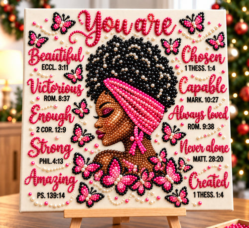 You Are Beautiful And Chosen DIY Diamond Pearl Art Kit GFTOHNL5125