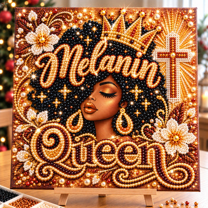 Melanin Queen DIY Diamond Pearl Art Kit GFTOHNL5150