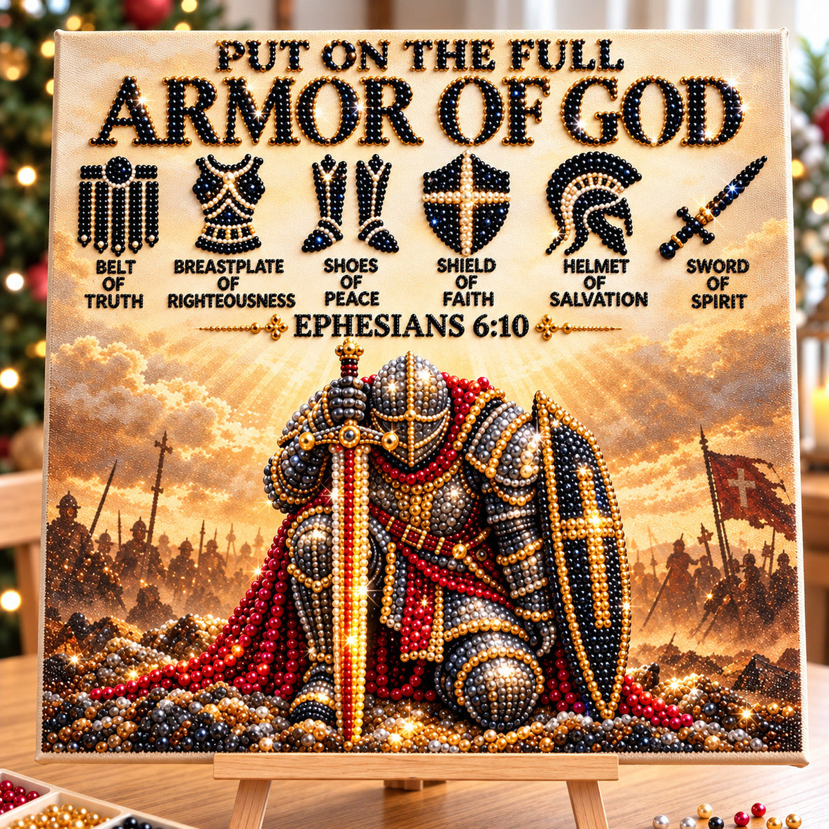 Warrior Of Faith DIY Diamond Pearl Art Kit GFTOHNL5157