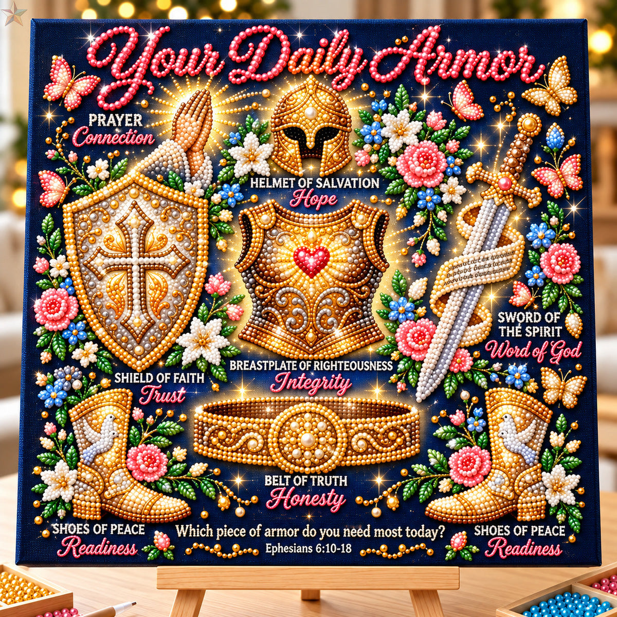 Your Daily Armor DIY Diamond Pearl Art Kit GFTOHNL5161