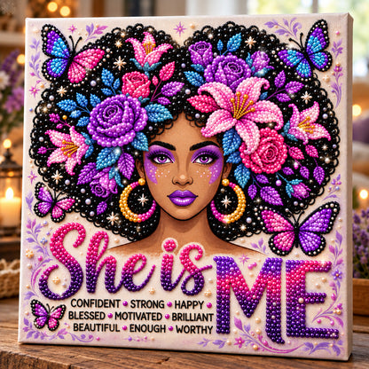 Melanin Queen Is Me DIY Diamond Pearl Art Kit GFTOHNL5184