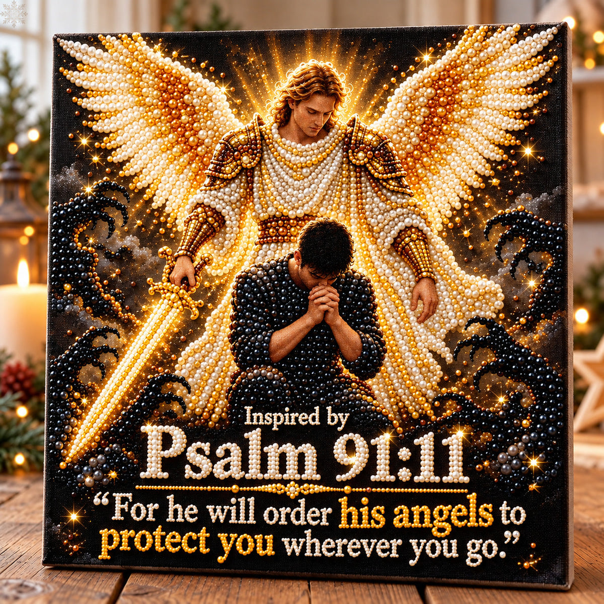 Guardian Angel DIY Diamond Pearl Art Kit GFTOHNL5189