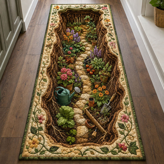 Secret Underground Garden Path Runner Rug GFTOHNL556