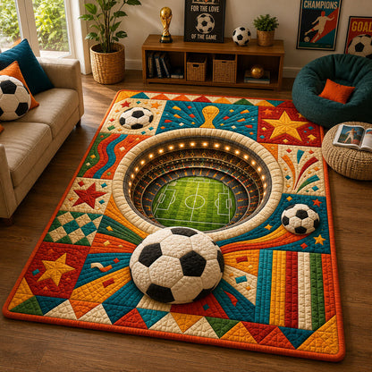 Celebration Stadium Soccer Area Rug GFTOHNL670