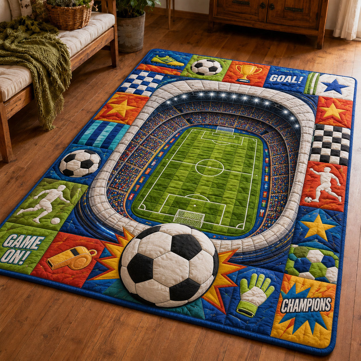 Game On Championship Area Rug GFTOHNL675