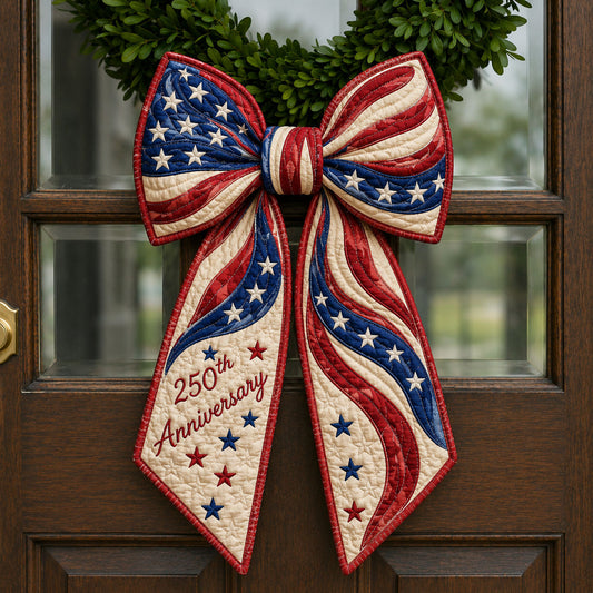America 250th Anniversary Patriotic Quilted Wreath Sash GFTOHNL680
