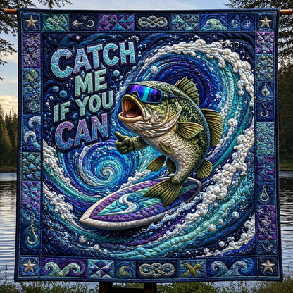 Cosmic Wave Catch Me If You Can Quilted Blanket GFTOHNL818