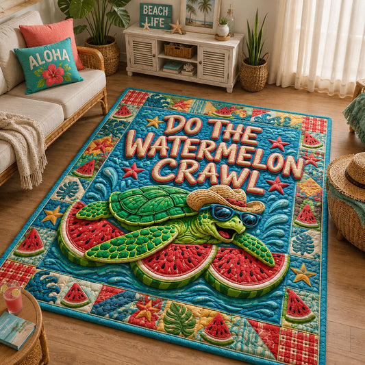 Do The Watermelon Crawl Area Rug GFTOHNL861