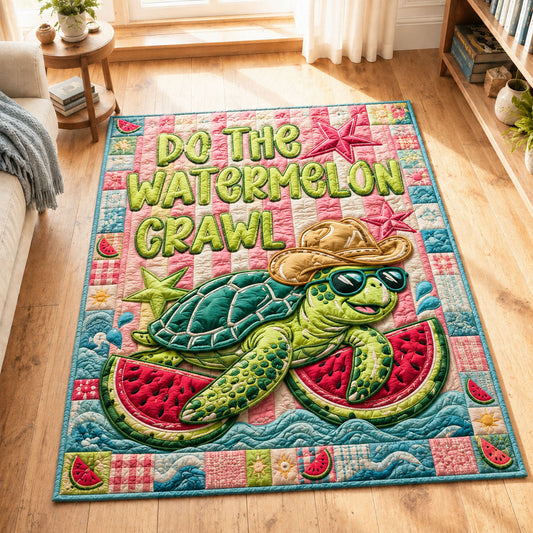 Do The Watermelon Crawl Area Rug GFTOHNL862