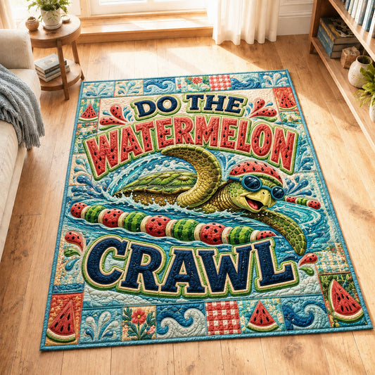 Do The Watermelon Crawl Area Rug GFTOHNL864