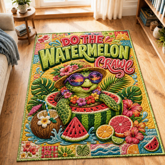 Do The Watermelon Crawl Area Rug GFTOHNL866