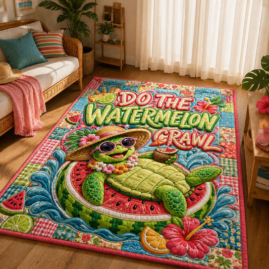 Do The Watermelon Crawl Area Rug GFTOHNL867