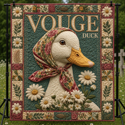 Vintage Daisy Duck Quilted Blanket GFTOHNL931