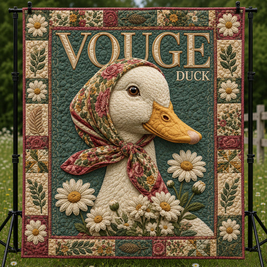 Vintage Daisy Duck Quilted Blanket GFTOHNL931