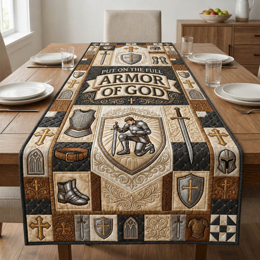 Armor Of God Quilted Table Runner GFTOLAN1028