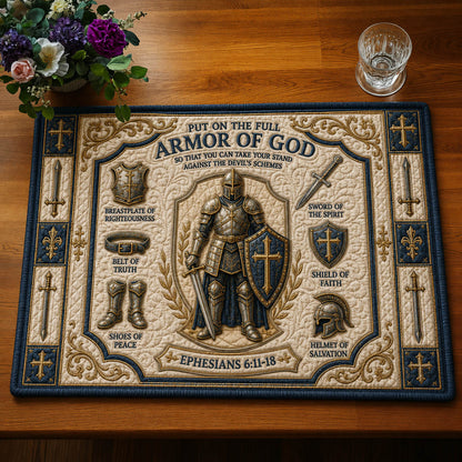 Armor Of God Quilted Placemat GFTOLAN1048