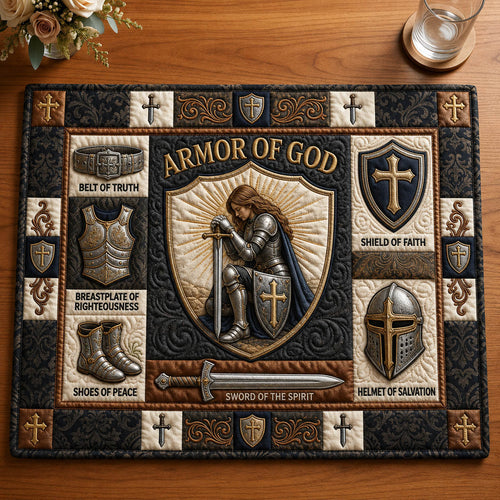 Armor Of God Quilted Placemat GFTOLAN1049