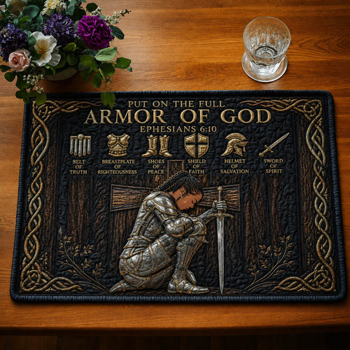 Armor Of God Quilted Placemat GFTOLAN1051