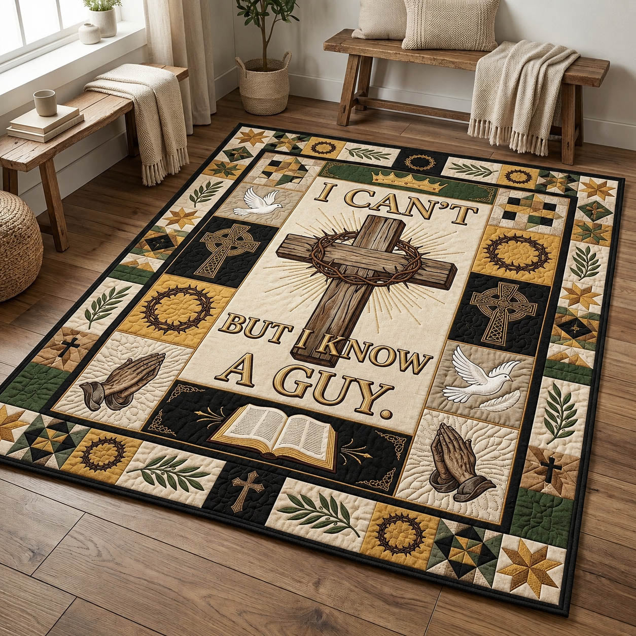 I Can't But I Know A Guy Area Rug GFTOLAN1131