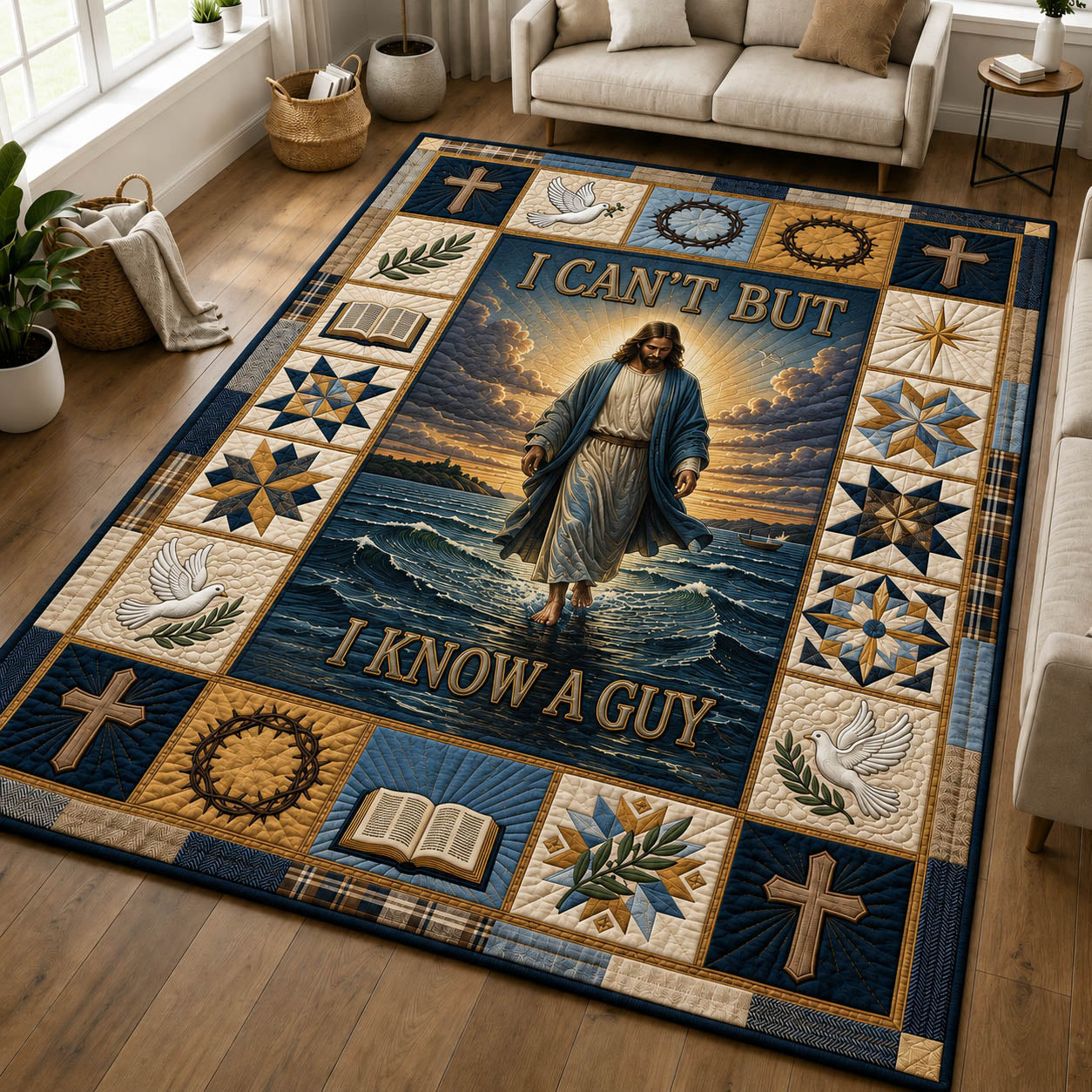 I Can't But I Know A Guy Area Rug GFTOLAN1137