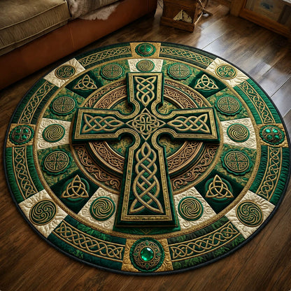 Celtic Tree Of Life Quilted Round Mat GFTOLAN1138