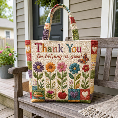 Teacher Quilted Tote Bag GFTOLAN1145