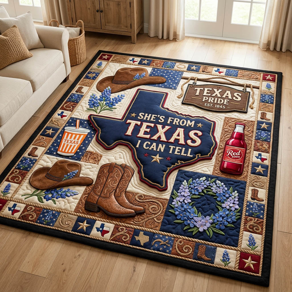 Texas Cowgirl Area Rug GFTOLAN1183