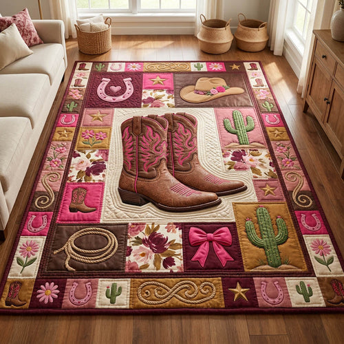 Texas Cowgirl Area Rug GFTOLAN1186